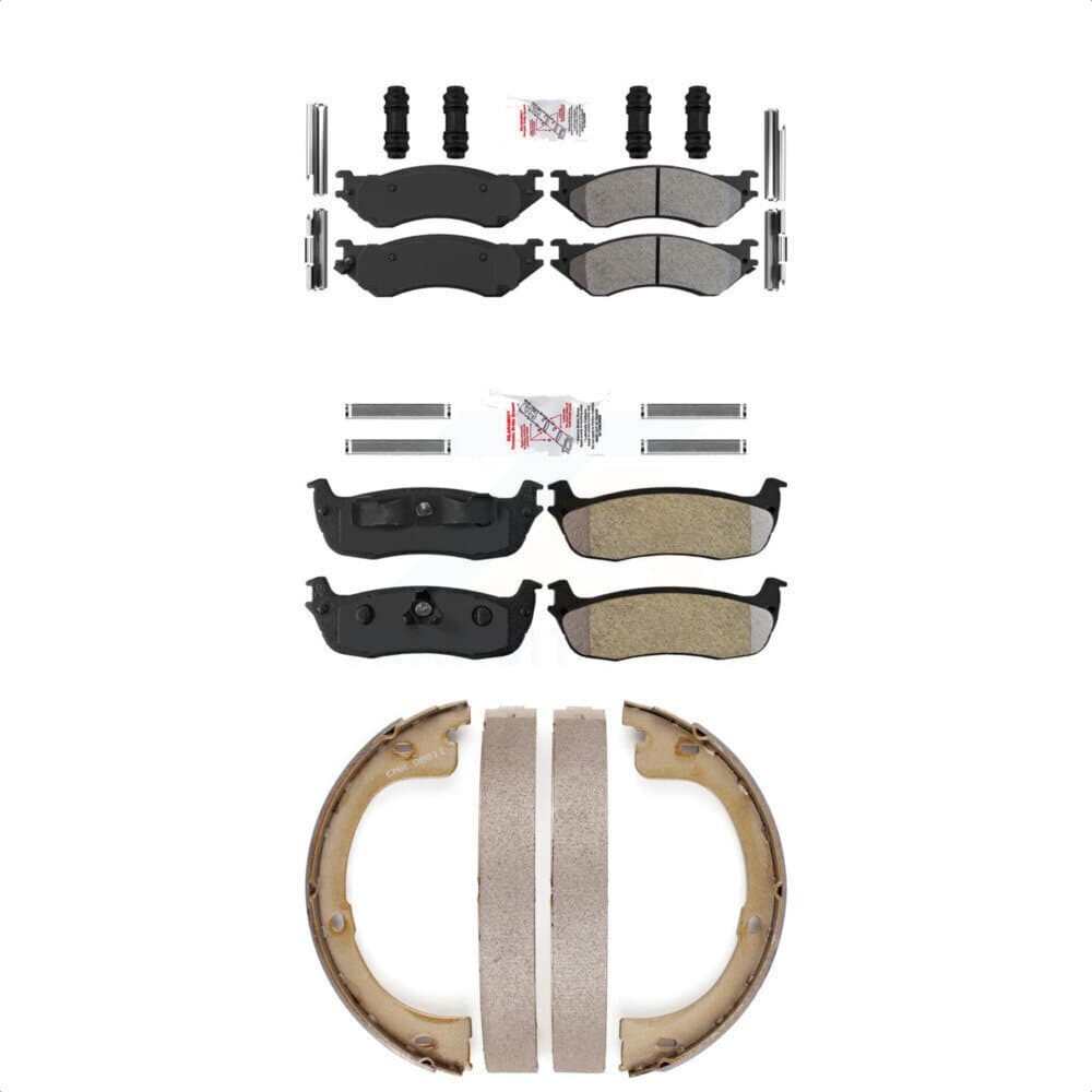 Transit Auto - KNN-100528 - Front and Rear Disc Brake Pad Kits image 1