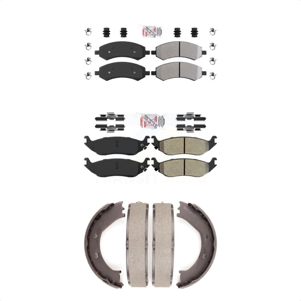 Transit Auto - KNN-100540 - Front and Rear Disc Brake Pad Kits image 1