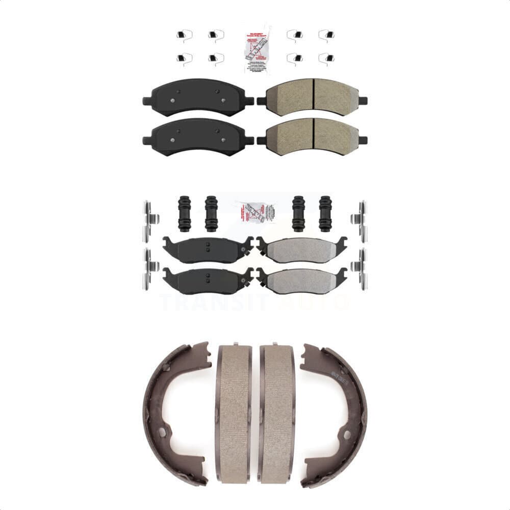 Transit Auto - KNN-100545 - Front and Rear Disc Brake Pad Kits image 1