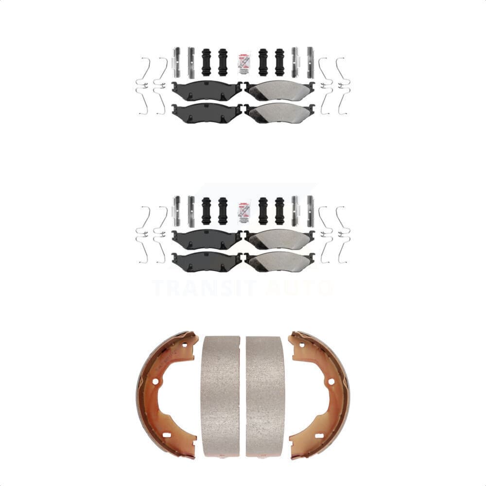 Transit Auto - KNN-100564 - Front and Rear Disc Brake Pad Kits image 1
