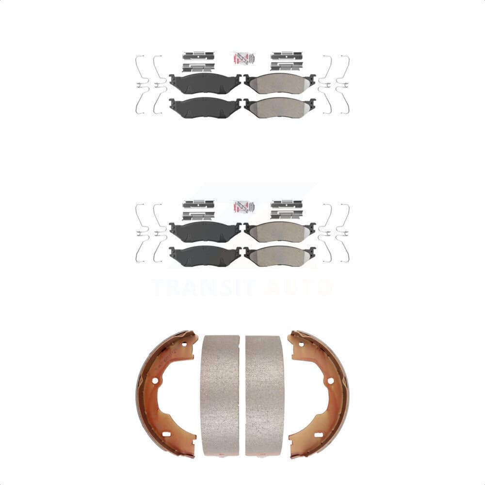 Transit Auto - KNN-100567 - Front and Rear Disc Brake Pad Kits image 1