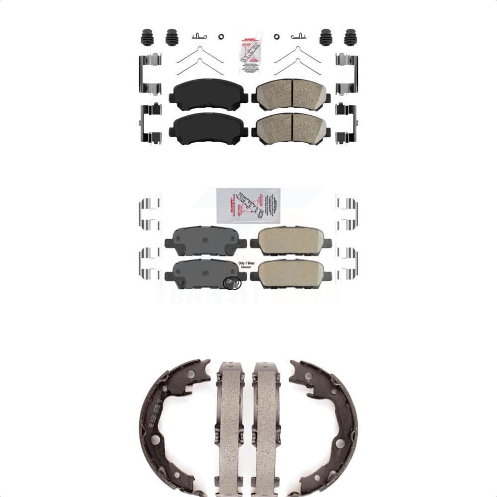 Transit Auto - KNN-100579 - Front and Rear Disc Brake Pad Kits image 1