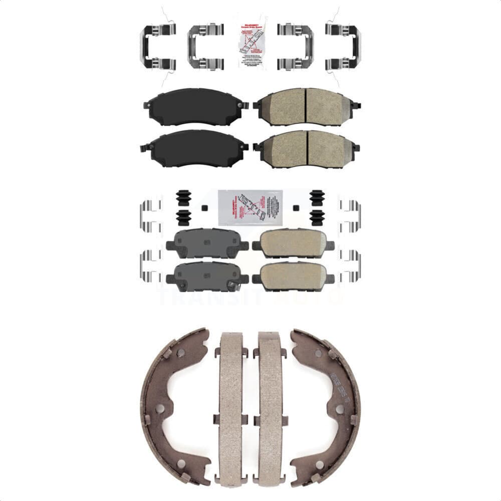 Transit Auto - KNN-100584 - Front and Rear Disc Brake Pad Kits image 1