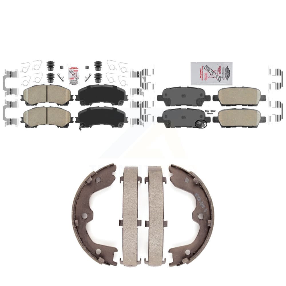 Transit Auto - KNN-100593 - Front and Rear Disc Brake Pad Kits image 1