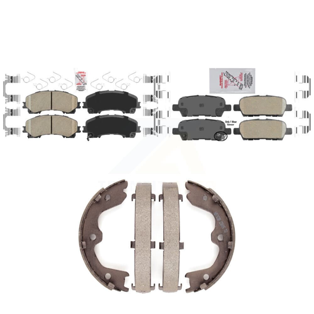 Transit Auto - KNN-100594 - Front and Rear Disc Brake Pad Kits image 1