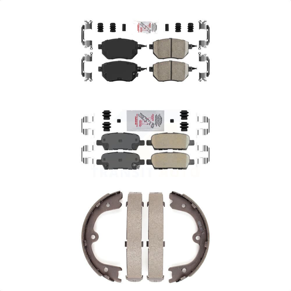 Transit Auto - KNN-100609 - Front and Rear Disc Brake Pad Kits image 1