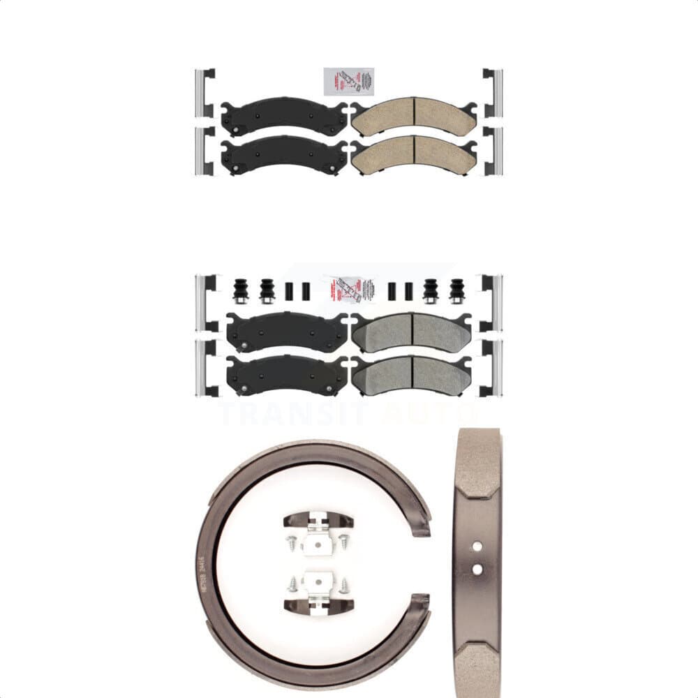 Transit Auto - KNN-100642 - Front and Rear Disc Brake Pad Kits image 1