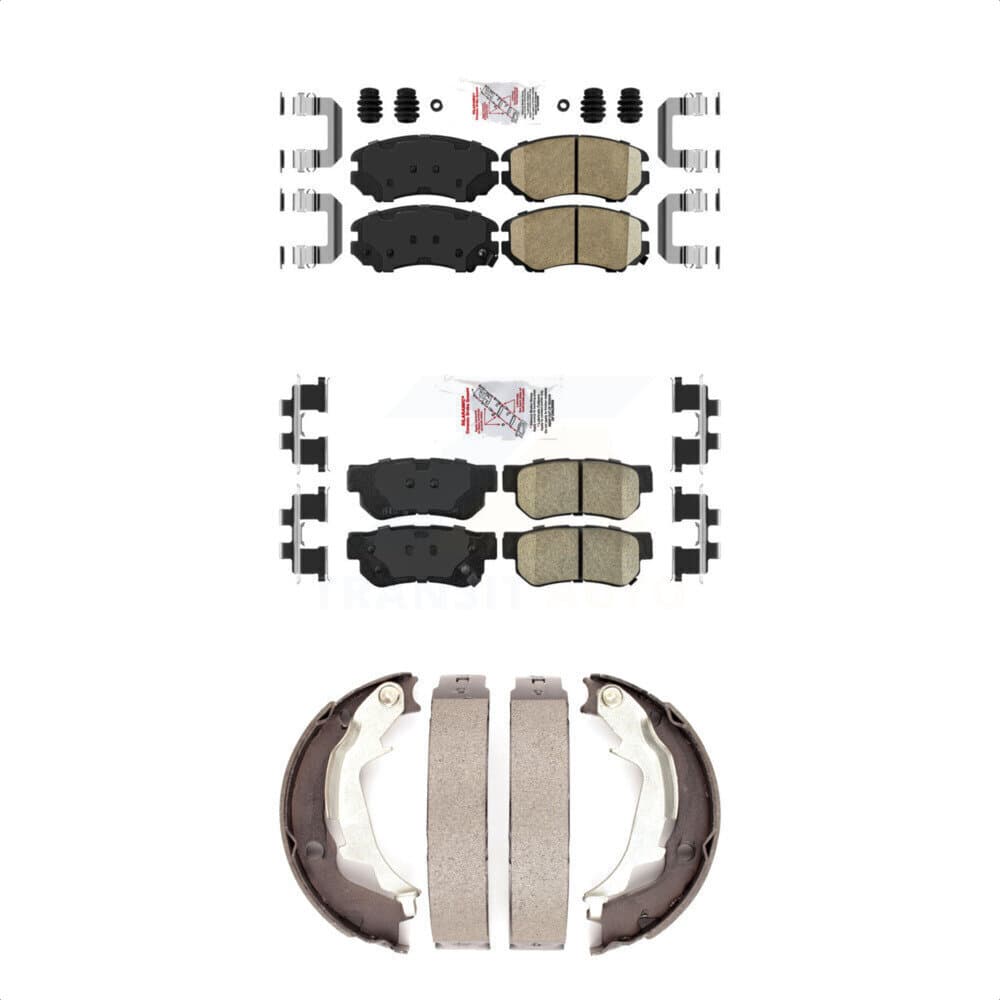 Transit Auto - KNN-100651 - Front and Rear Disc Brake Pad Kits image 1