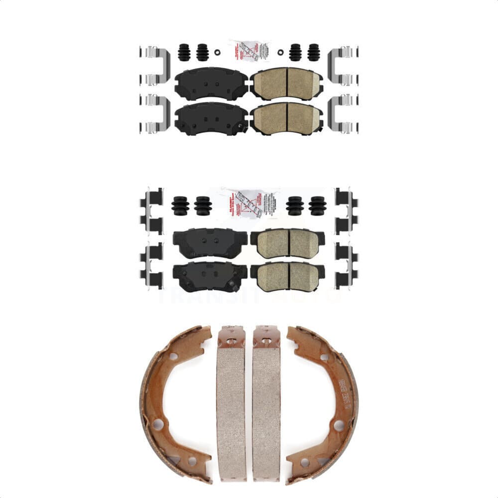 Transit Auto - KNN-100653 - Front and Rear Disc Brake Pad Kits image 1