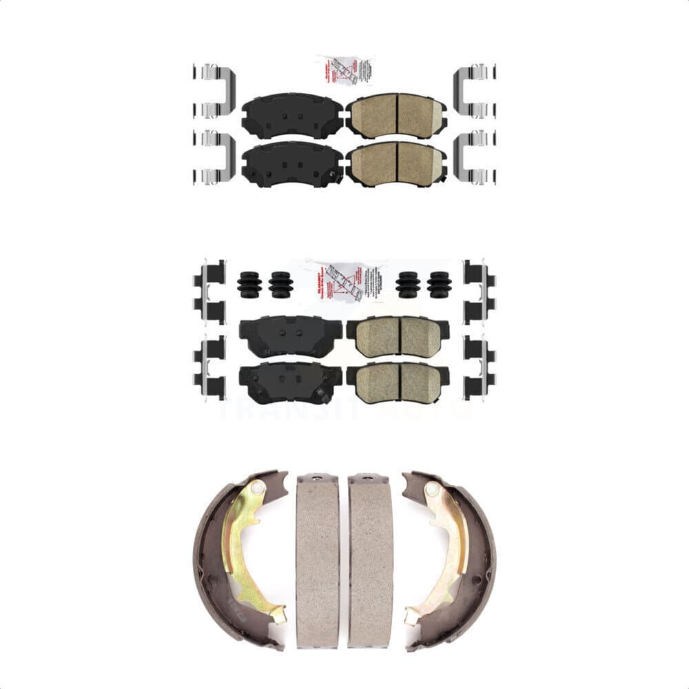Transit Auto - KNN-100656 - Front and Rear Disc Brake Pad Kits image 1