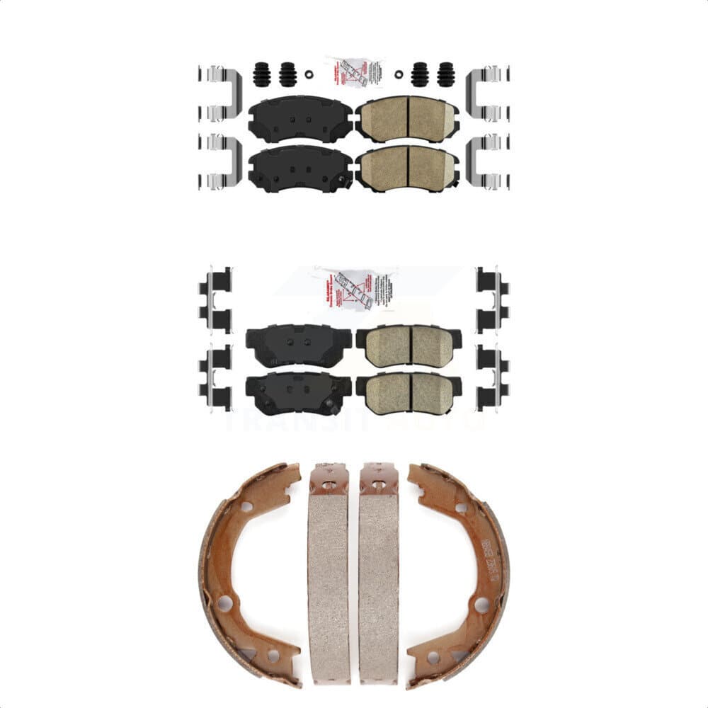 Transit Auto - KNN-100657 - Front and Rear Disc Brake Pad Kits image 1