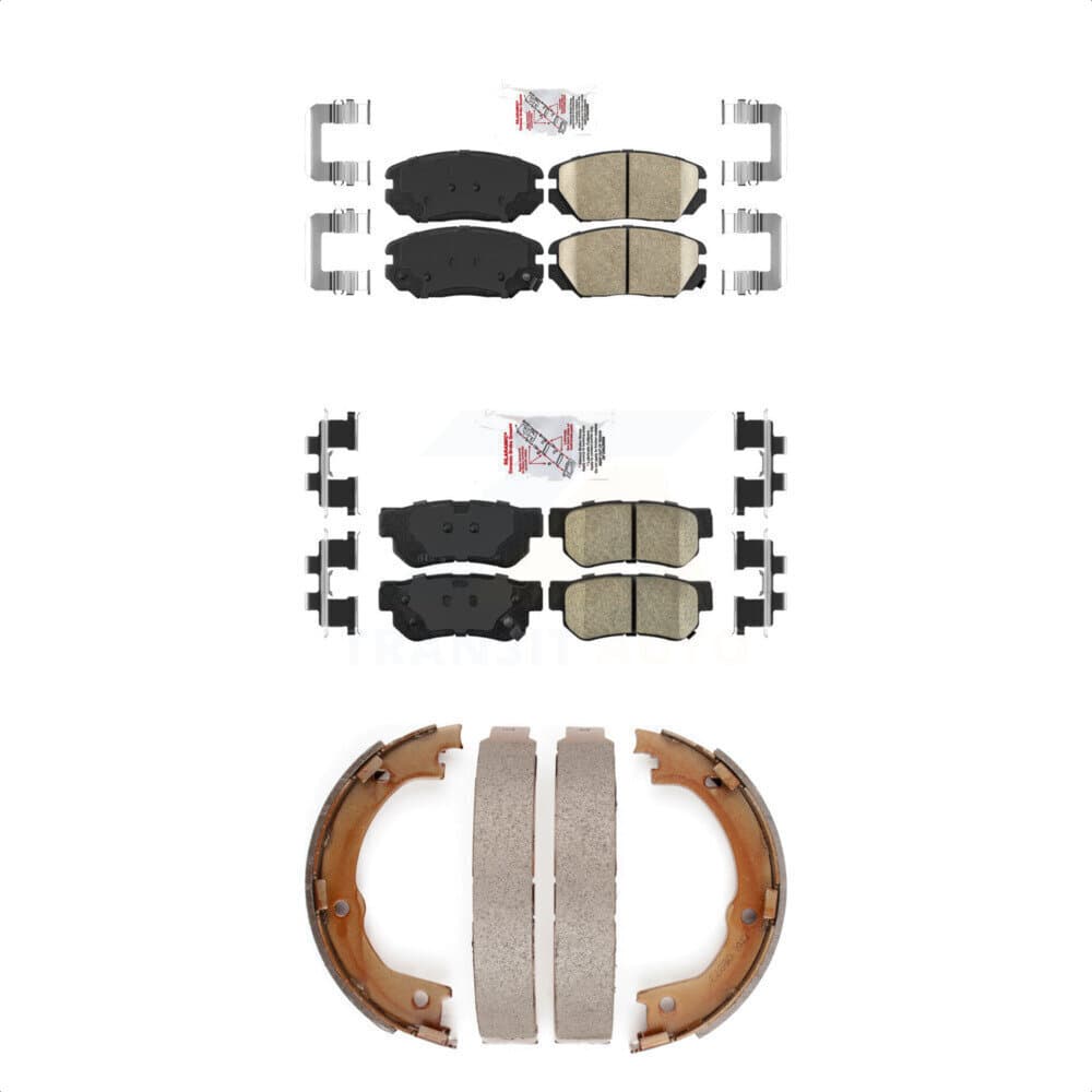 Transit Auto - KNN-100663 - Front and Rear Disc Brake Pad Kits image 1