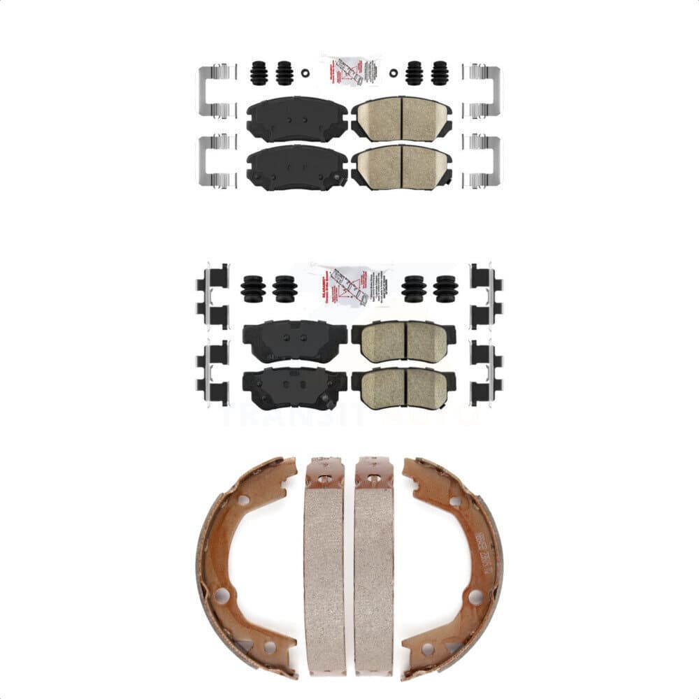 Transit Auto - KNN-100666 - Front and Rear Disc Brake Pad Kits image 1