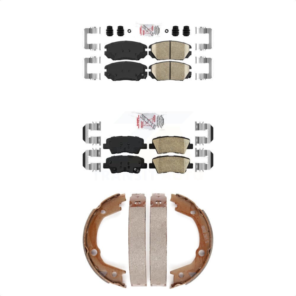 Transit Auto - KNN-100670 - Front and Rear Disc Brake Pad Kits image 1