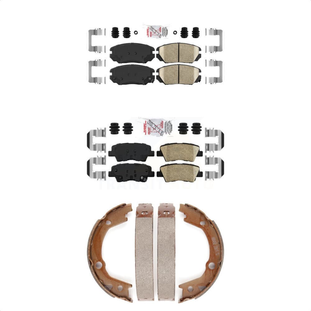 Transit Auto - KNN-100672 - Front and Rear Disc Brake Pad Kits image 1
