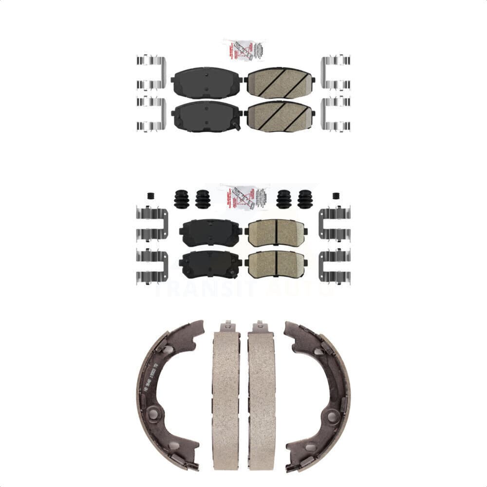 Transit Auto - KNN-100673 - Front and Rear Disc Brake Pad Kits image 1