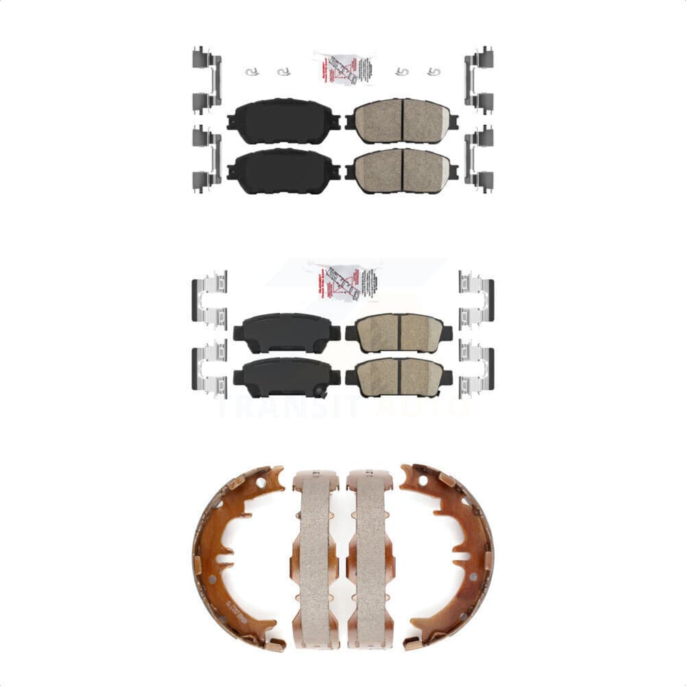 Transit Auto - KNN-100691 - Front and Rear Disc Brake Pad Kits image 1