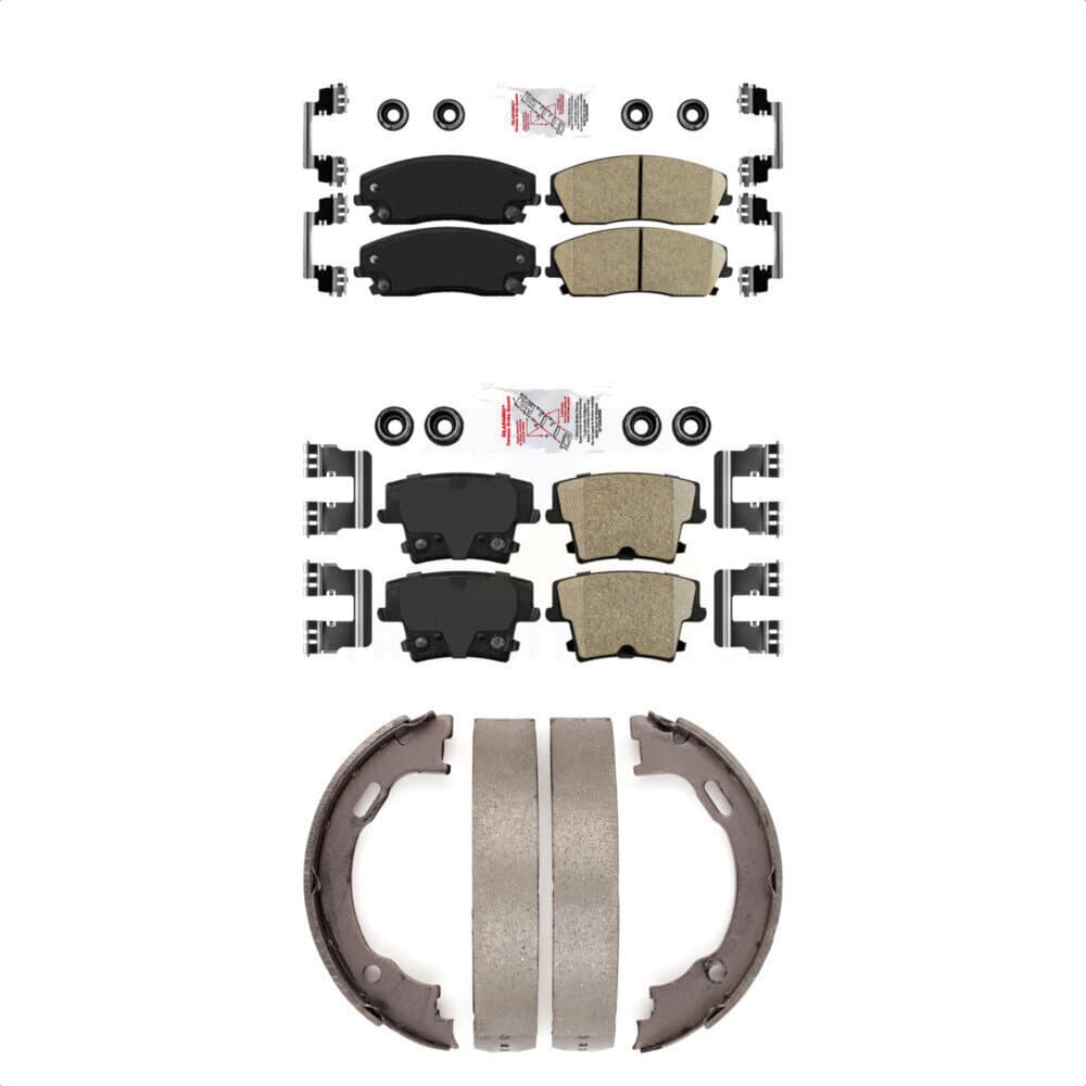 Transit Auto - KNN-100695 - Front and Rear Disc Brake Pad Kits image 1