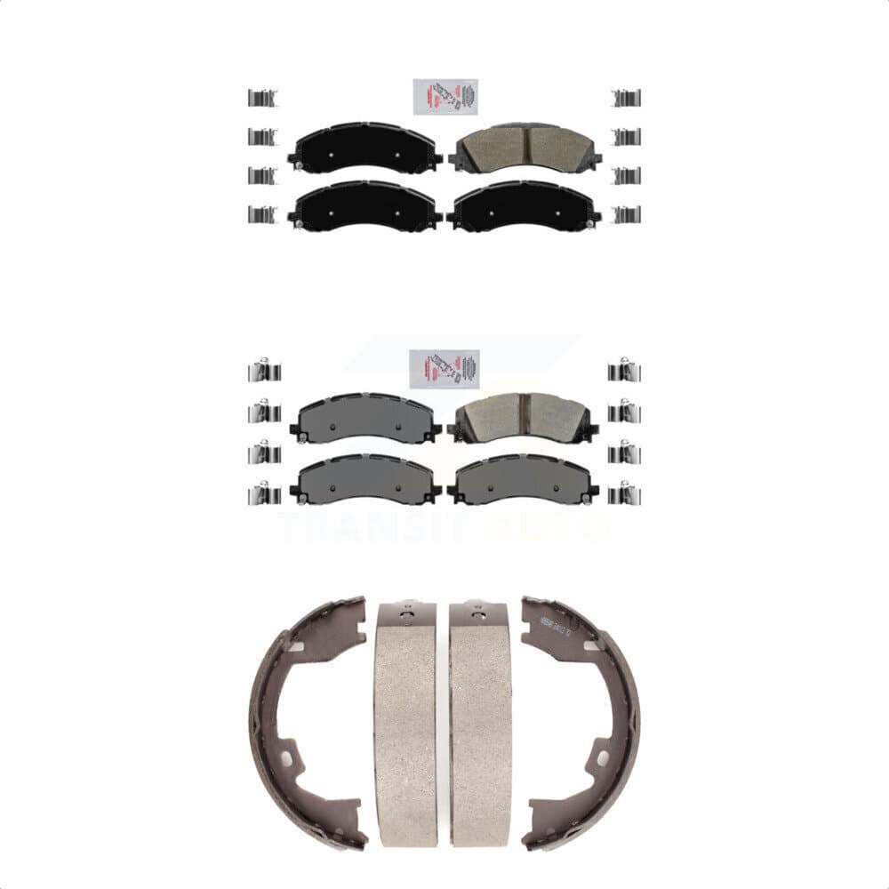 Transit Auto - KNN-100713 - Front and Rear Disc Brake Pad Kits image 1