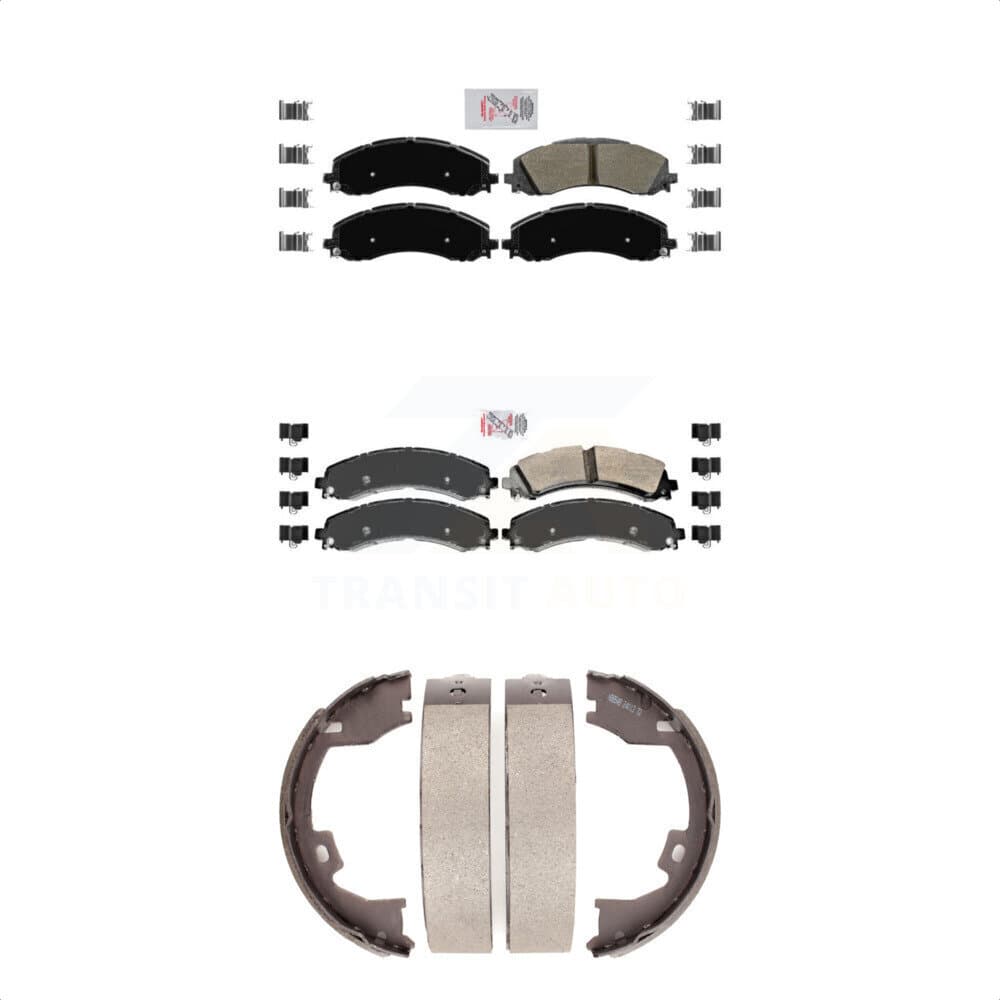 Transit Auto - KNN-100717 - Front and Rear Disc Brake Pad Kits image 1
