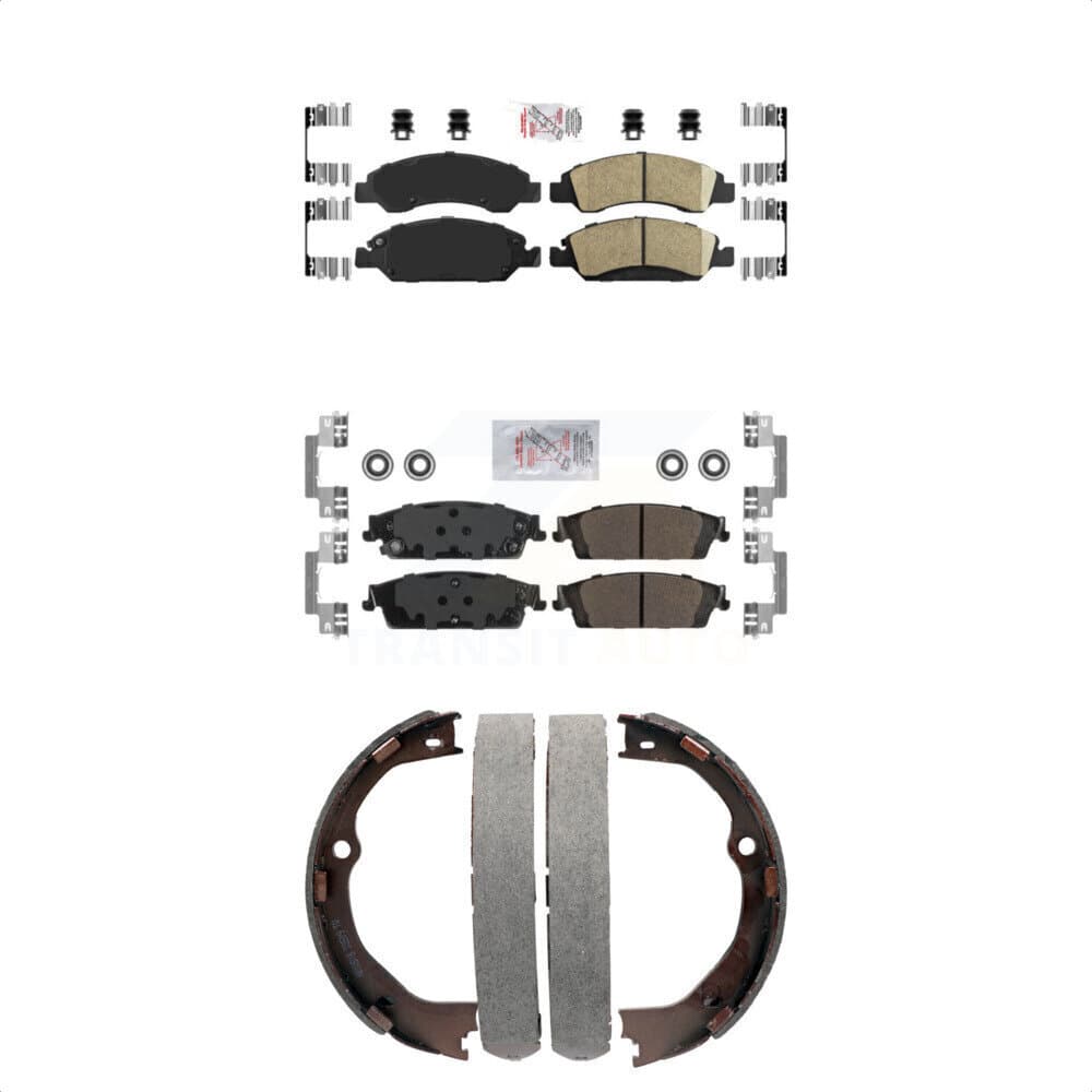 Transit Auto - KNN-100726 - Front and Rear Disc Brake Pad Kits image 1