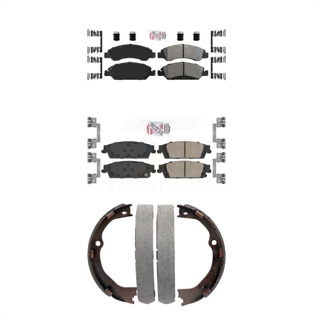 Transit Auto - KNN-100731 - Front and Rear Disc Brake Pad Kits image 1
