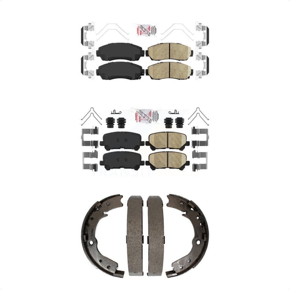 Transit Auto - KNN-100739 - Front and Rear Disc Brake Pad Kits image 1