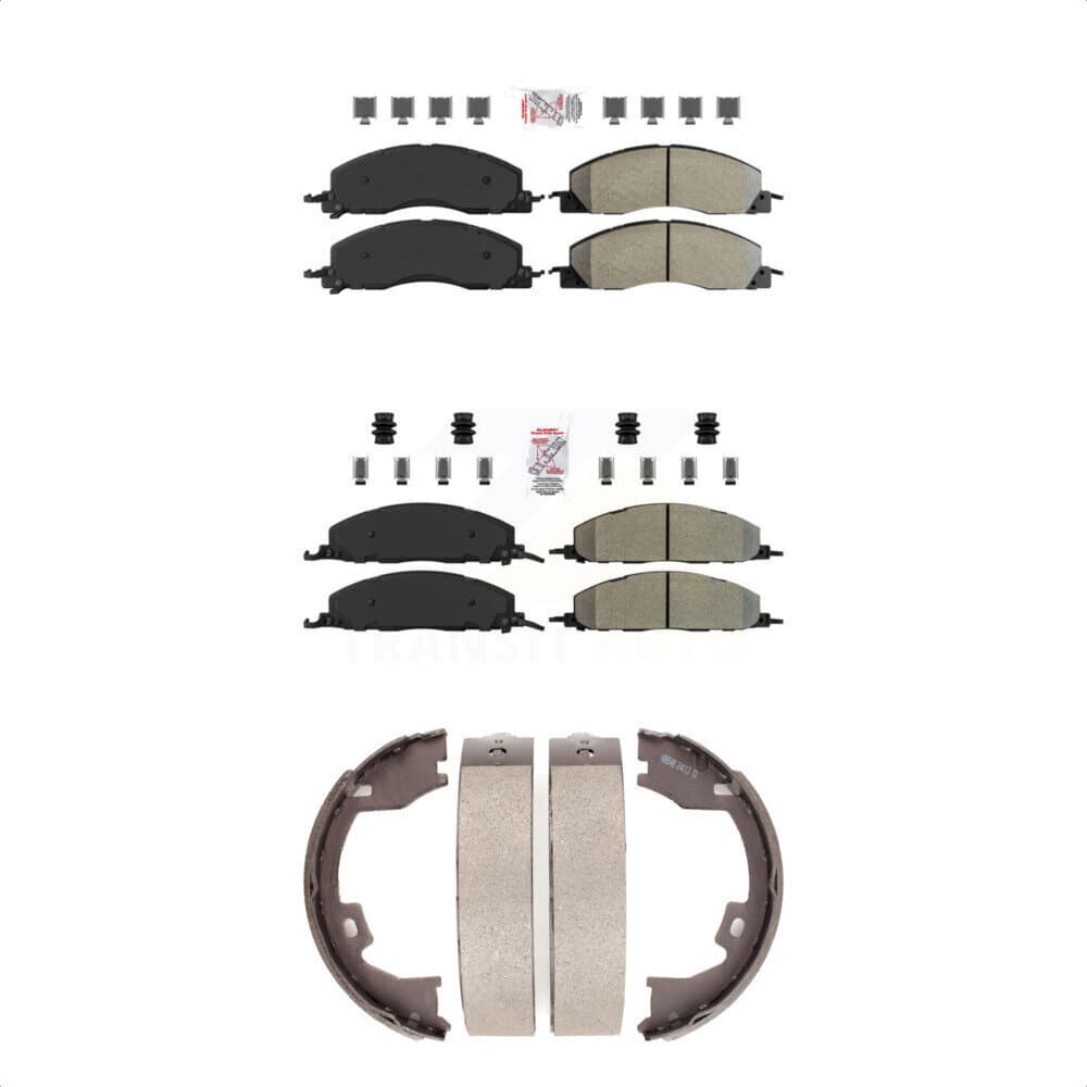 Transit Auto - KNN-100741 - Front and Rear Disc Brake Pad Kits image 1