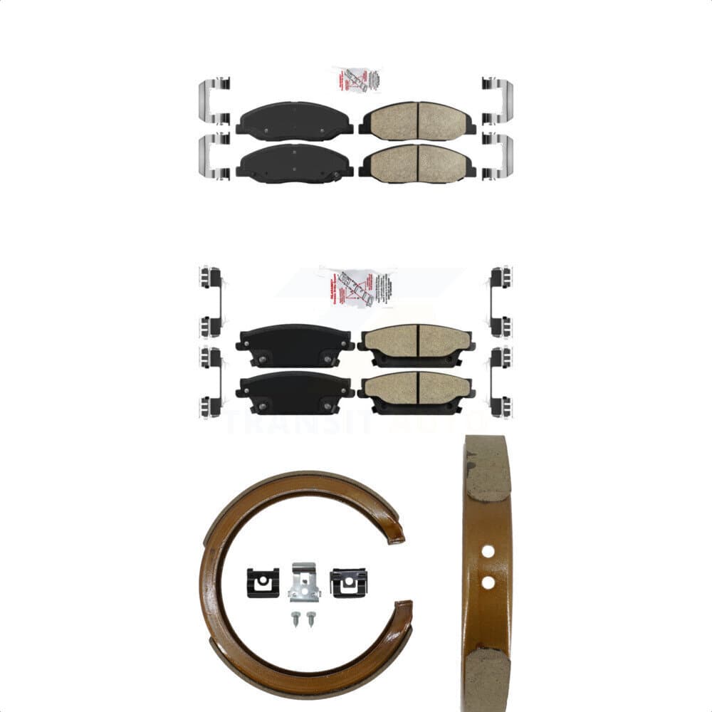 Transit Auto - KNN-100765 - Front and Rear Disc Brake Pad Kits image 1
