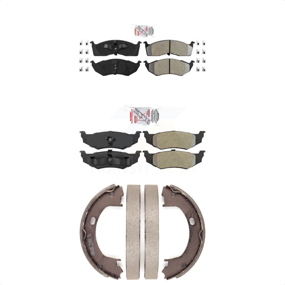 Transit Auto - KNN-100789 - Front and Rear Disc Brake Pad Kits image 1