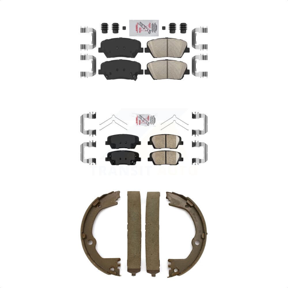 Transit Auto - KNN-100834 - Front and Rear Disc Brake Pad Kits image 1