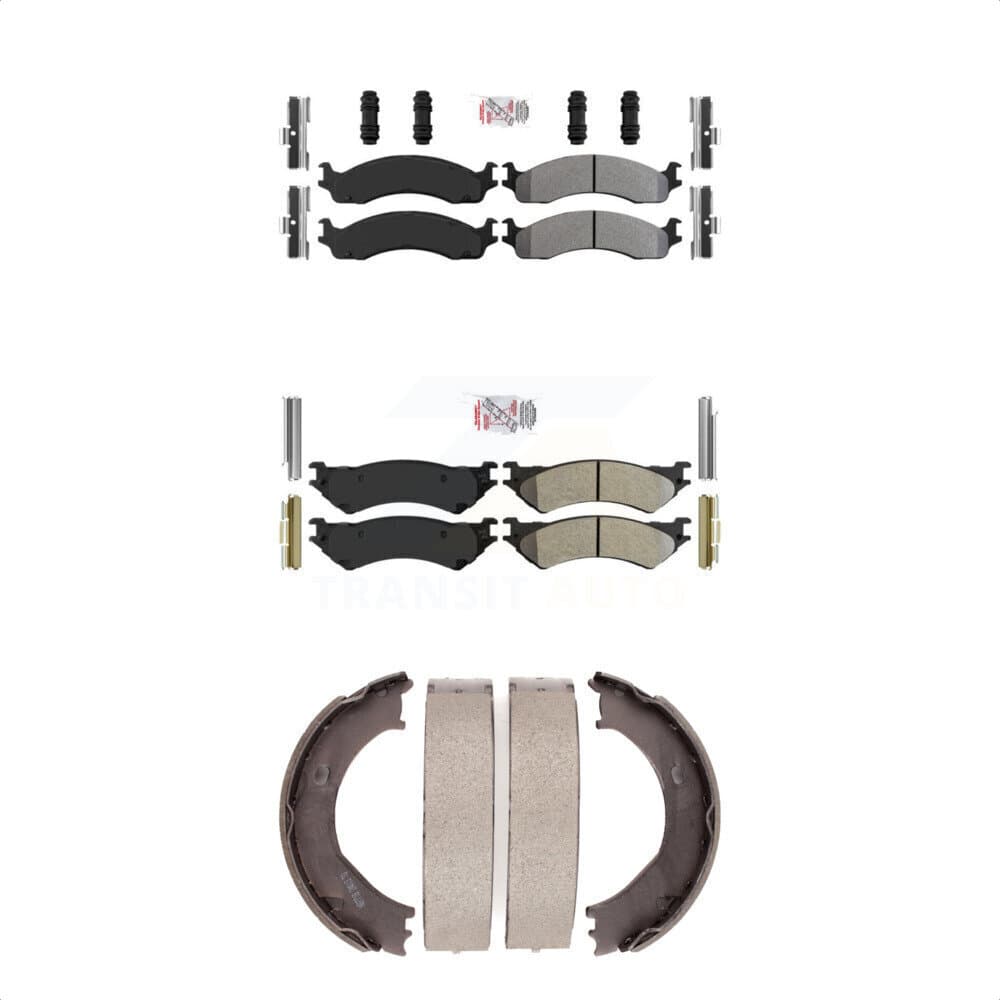 Transit Auto - KNN-100864 - Front and Rear Disc Brake Pad Kits image 1