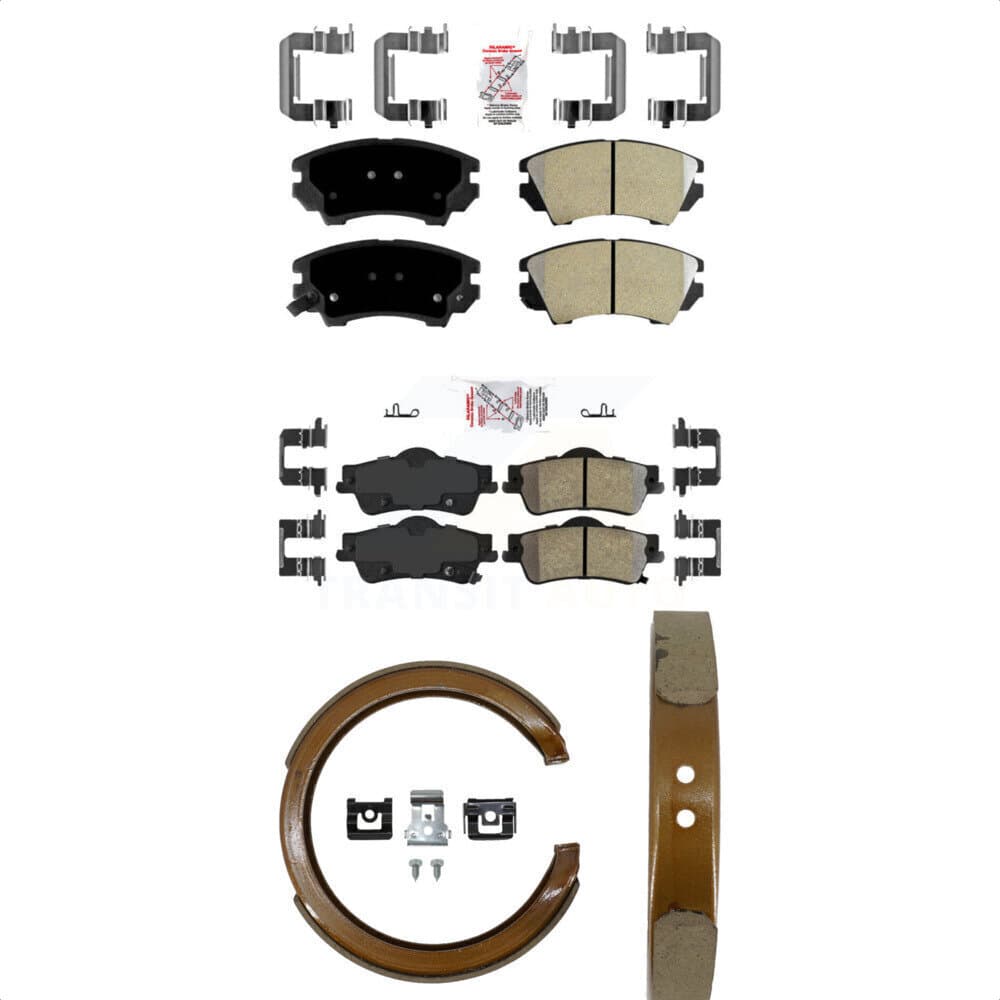 Transit Auto - KNN-100869 - Front and Rear Disc Brake Pad Kits image 1