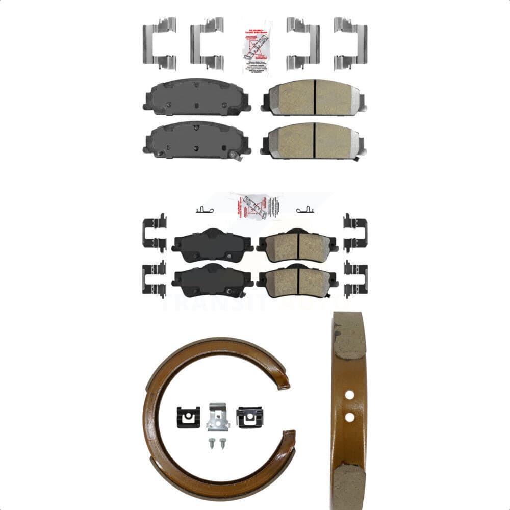 Transit Auto - KNN-100870 - Front and Rear Disc Brake Pad Kits image 1