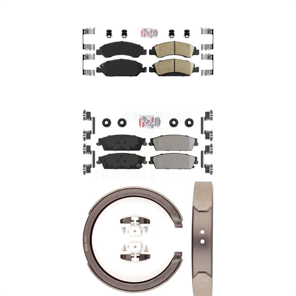 Transit Auto - KNN-100873 - Front and Rear Disc Brake Pad Kits image 1