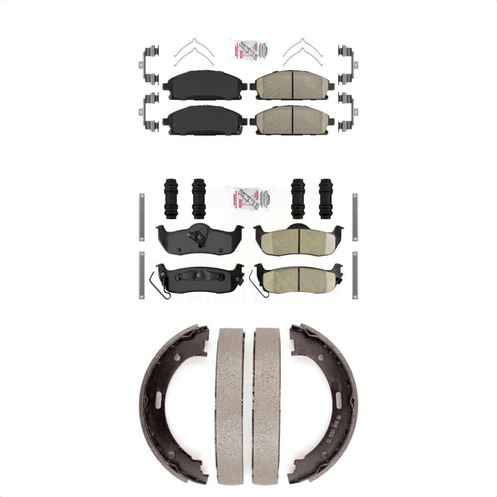 Transit Auto - KNN-100893 - Front and Rear Disc Brake Pad Kits image 1