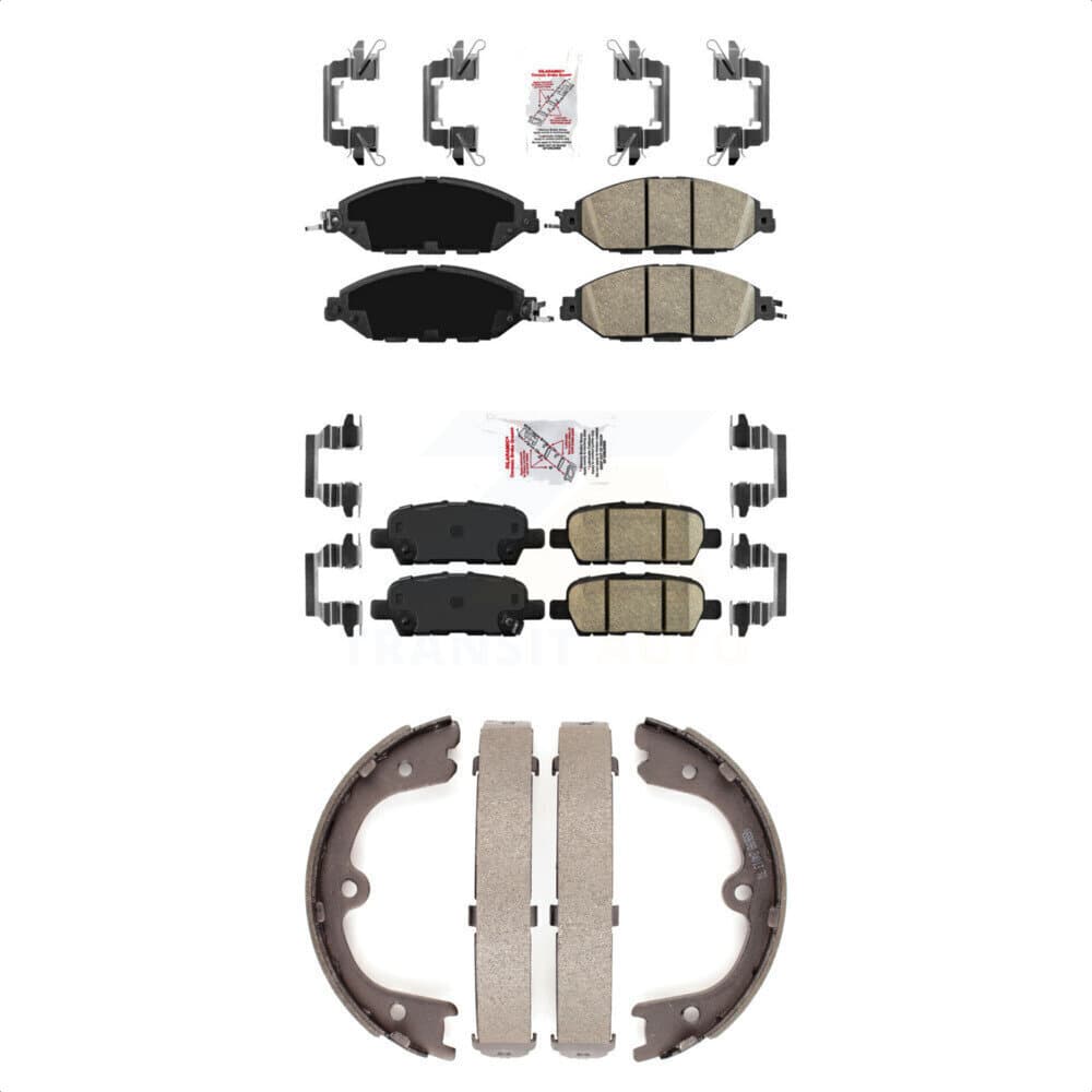 Transit Auto - KNN-100906 - Front and Rear Disc Brake Pad Kits image 1