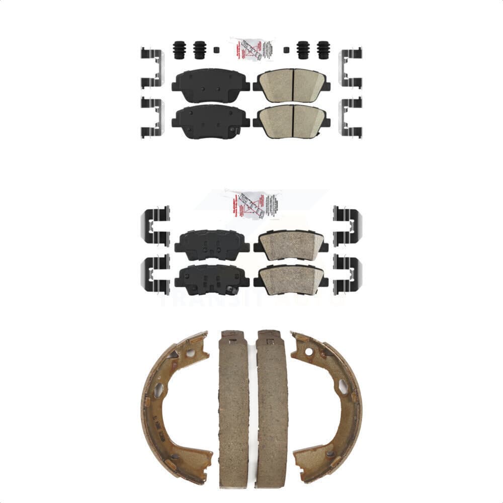 Transit Auto - KNN-100960 - Front and Rear Disc Brake Pad Kits image 1