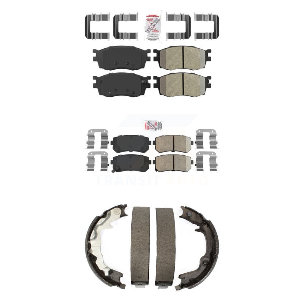 Transit Auto - KNN-100962 - Front and Rear Disc Brake Pad Kits image 1