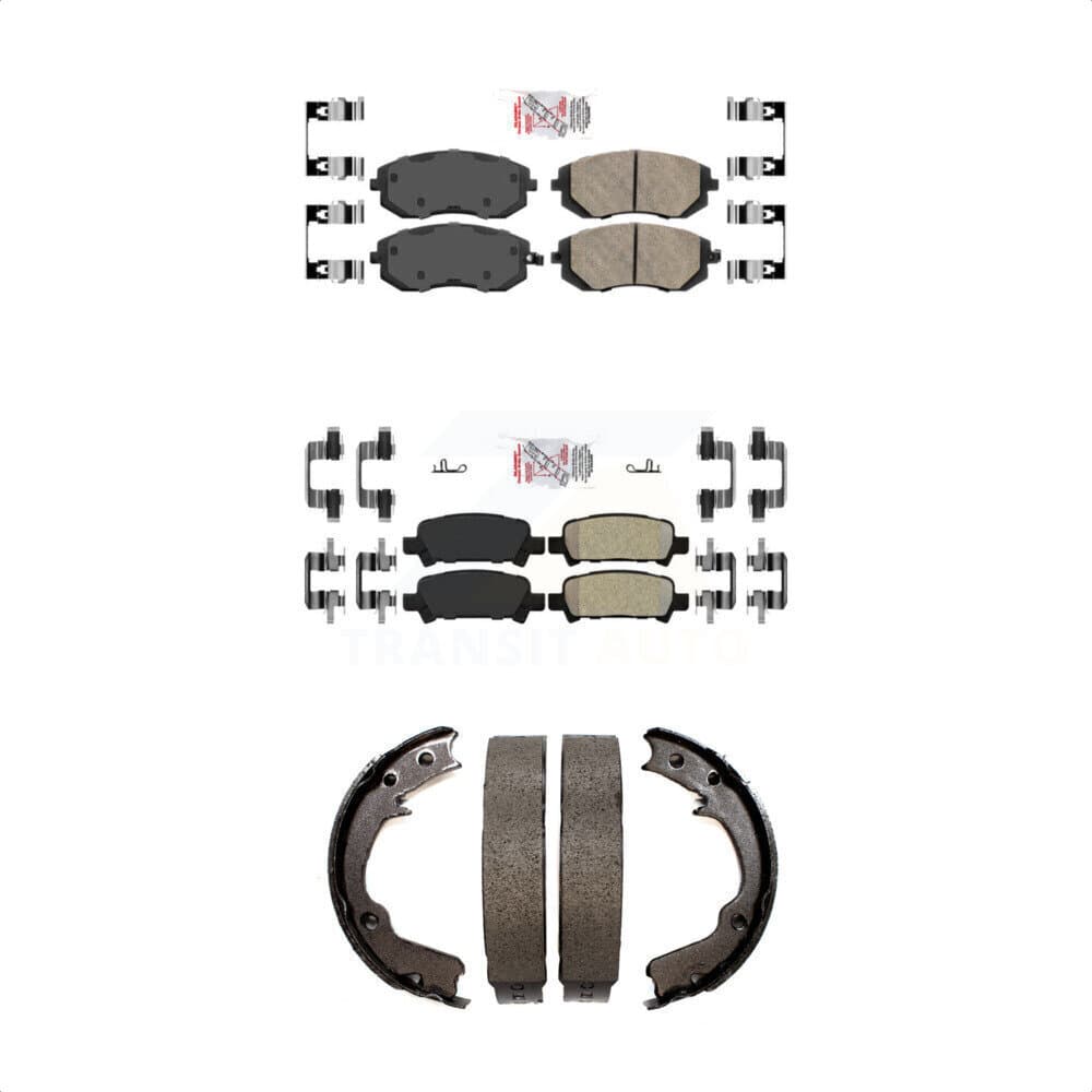 Transit Auto - KNN-100971 - Front and Rear Disc Brake Pad Kits image 1