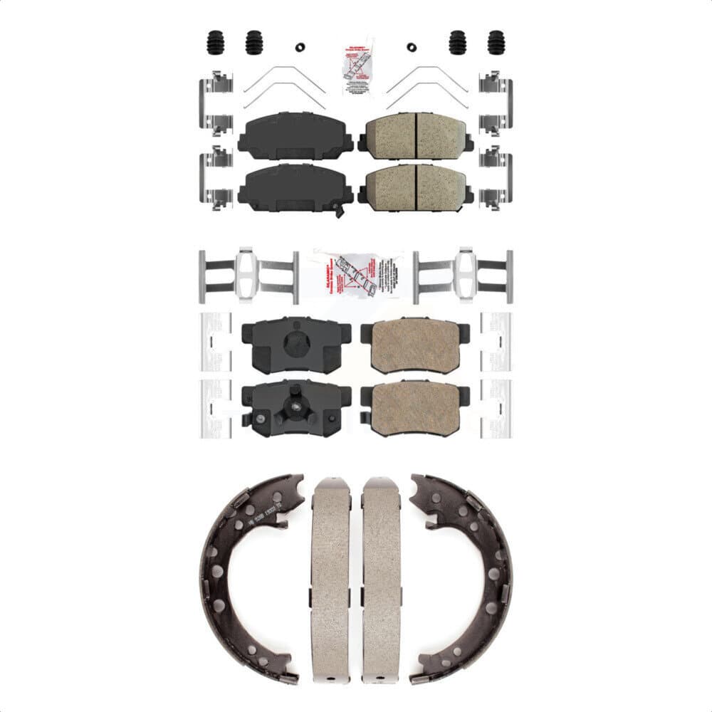 Transit Auto - KNN-100991 - Front and Rear Disc Brake Pad Kits image 1