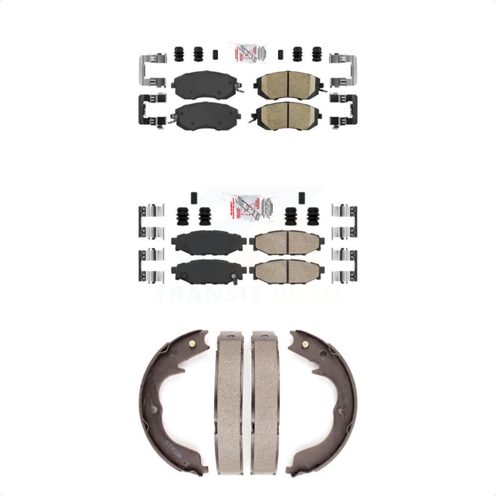 Transit Auto - KNN-101012 - Front and Rear Disc Brake Pad Kits image 1