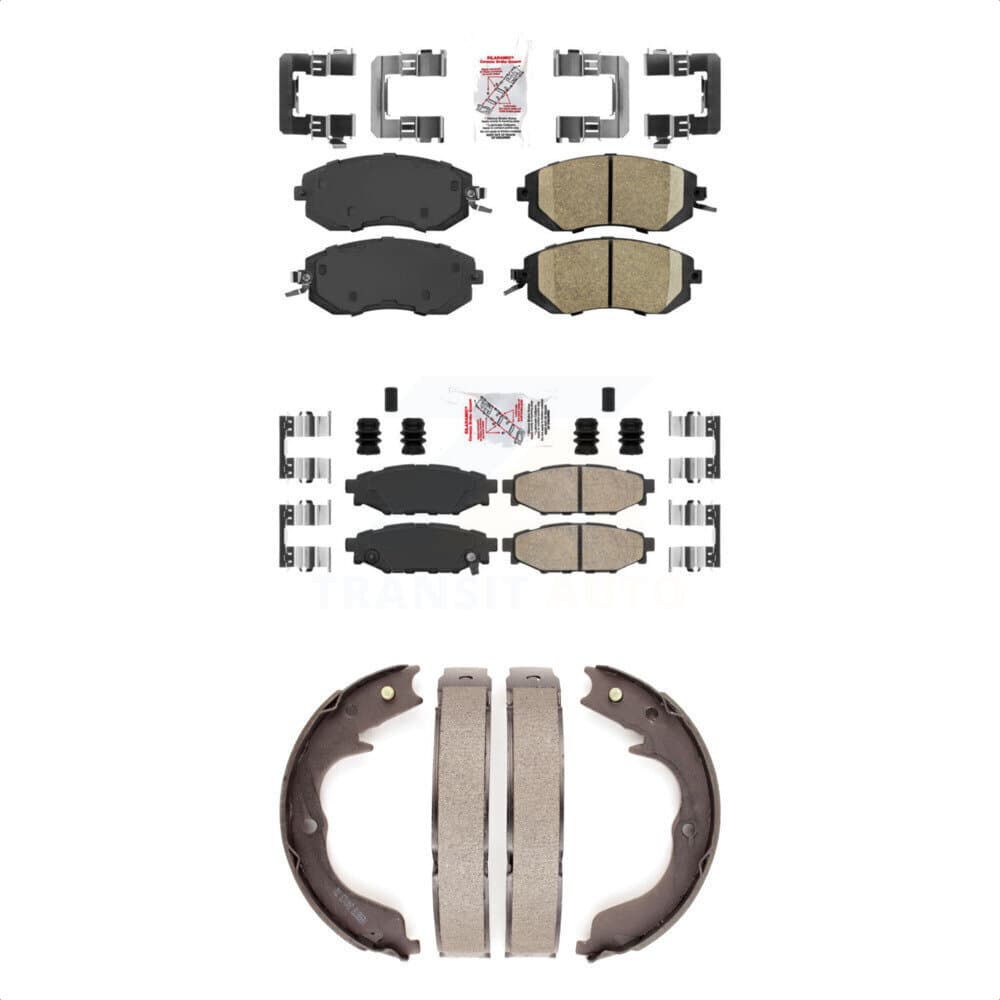 Transit Auto - KNN-101013 - Front and Rear Disc Brake Pad Kits image 1