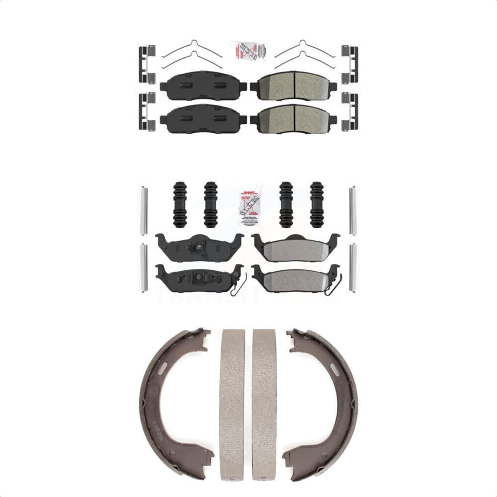 Transit Auto - KNN-101037 - Front and Rear Disc Brake Pad Kits image 1