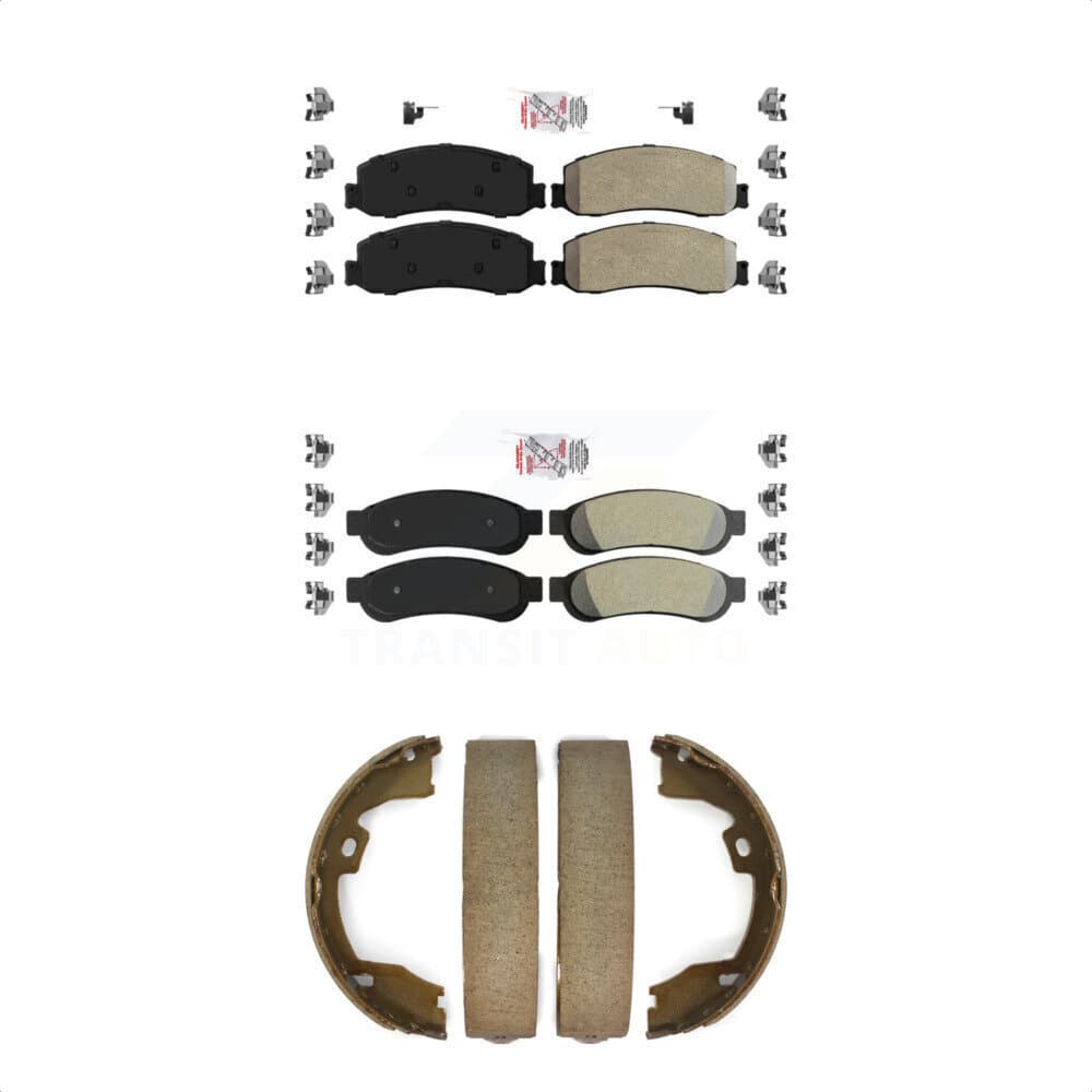 Transit Auto - KNN-101043 - Front and Rear Disc Brake Pad Kits image 1
