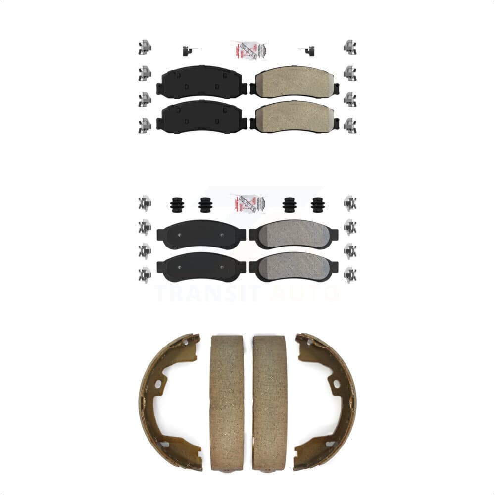 Transit Auto - KNN-101047 - Front and Rear Disc Brake Pad Kits image 1