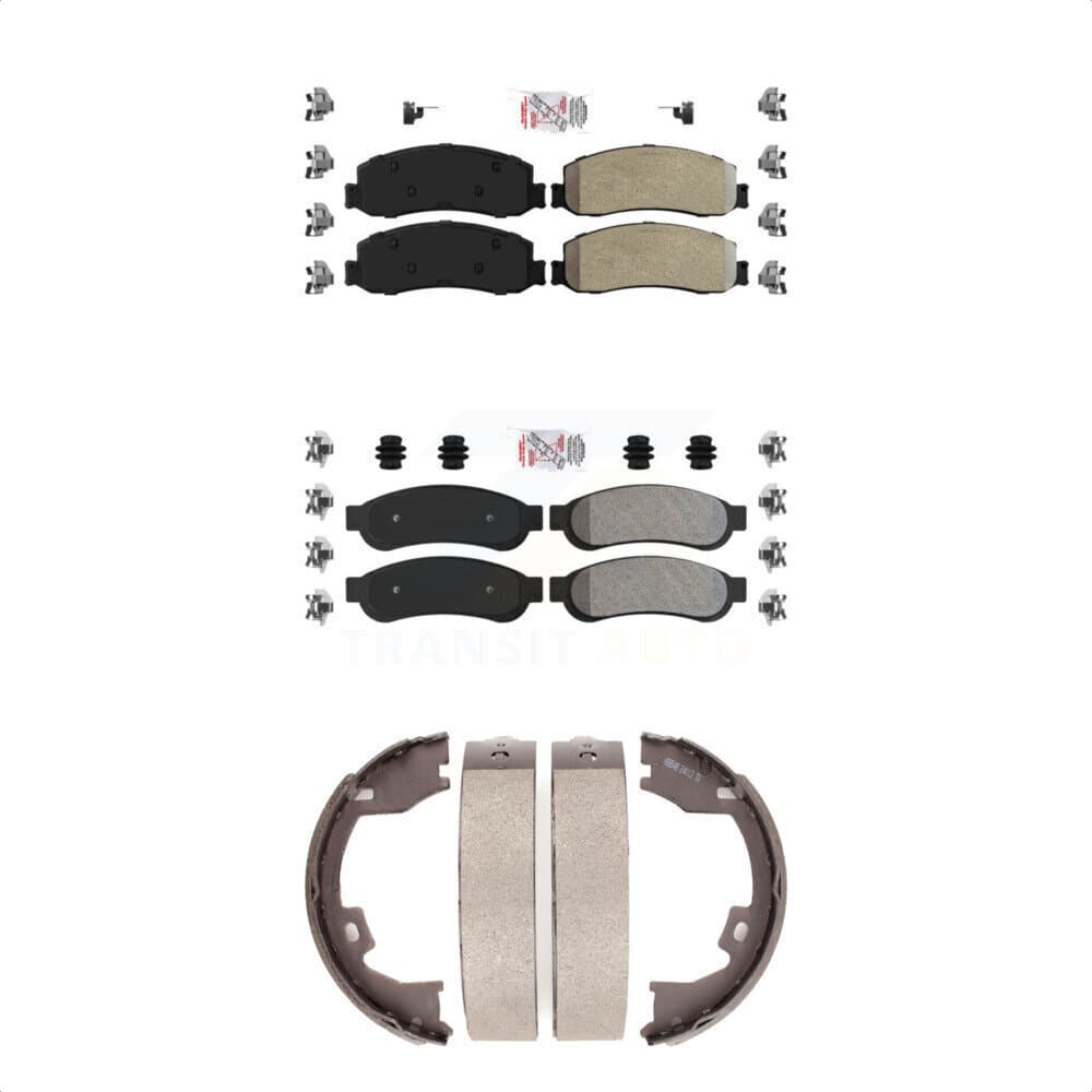 Transit Auto - KNN-101052 - Front and Rear Disc Brake Pad Kits image 1