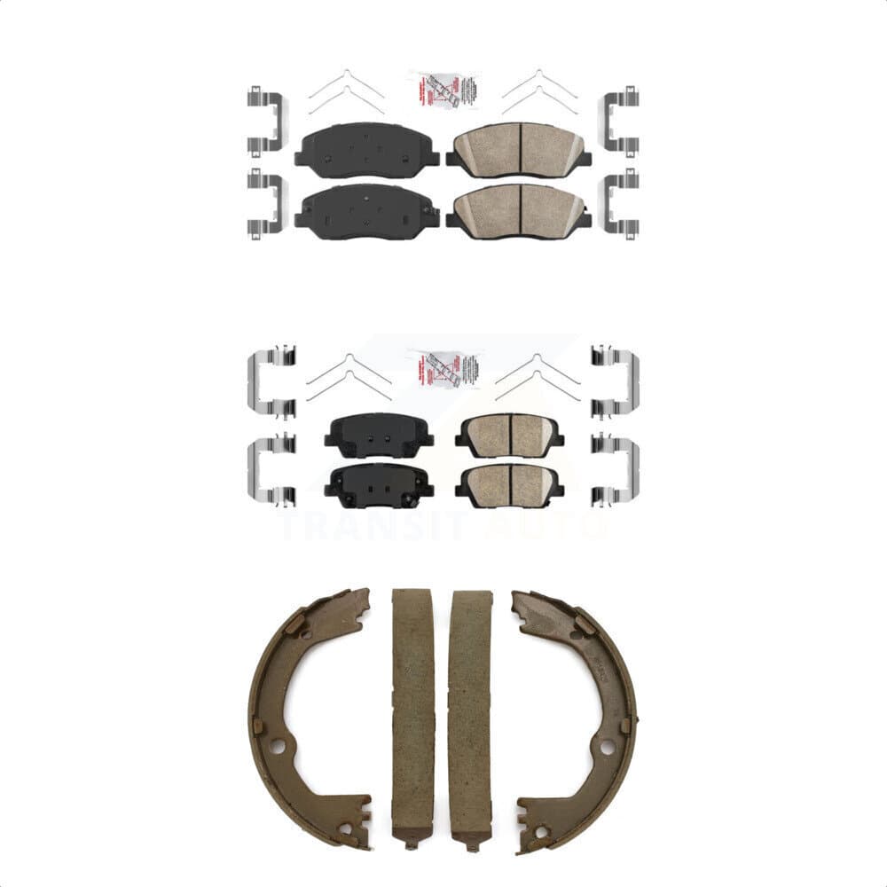 Transit Auto - KNN-101054 - Front and Rear Disc Brake Pad Kits image 1