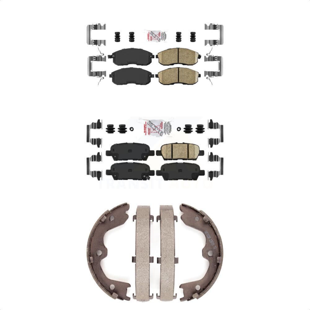 Transit Auto - KNN-101065 - Front and Rear Disc Brake Pad Kits image 1