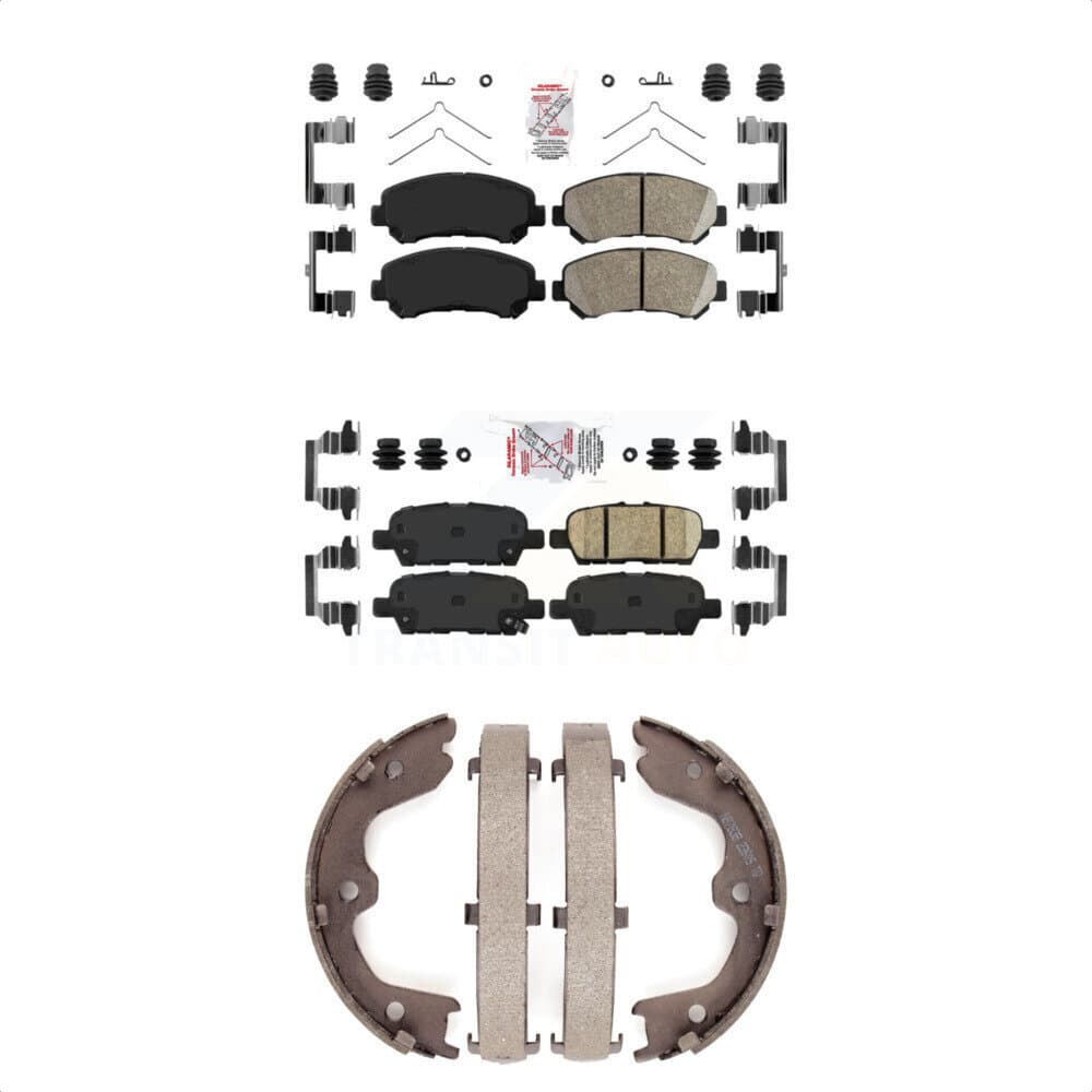 Transit Auto - KNN-101072 - Front and Rear Disc Brake Pad Kits image 1